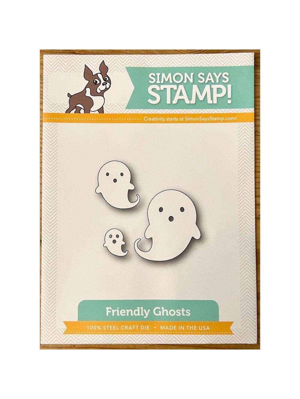 Simon Says Stamp Friendly Ghosts Wafer Cutting Dies Halloween Scrapbooking Craft